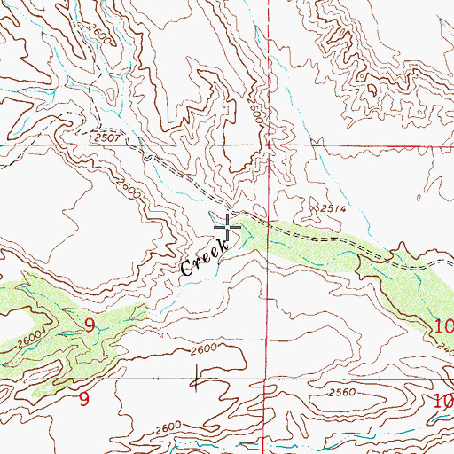 Topographic Map of Sycamore Canyon, AZ