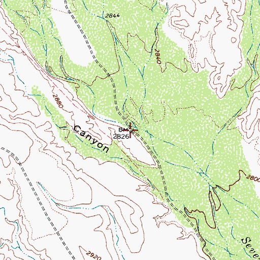 Topographic Map of Sycamore Creek, AZ