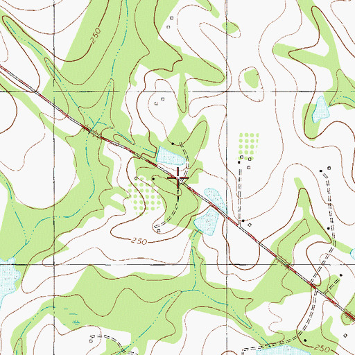 Topographic Map of Byrd School (historical), GA
