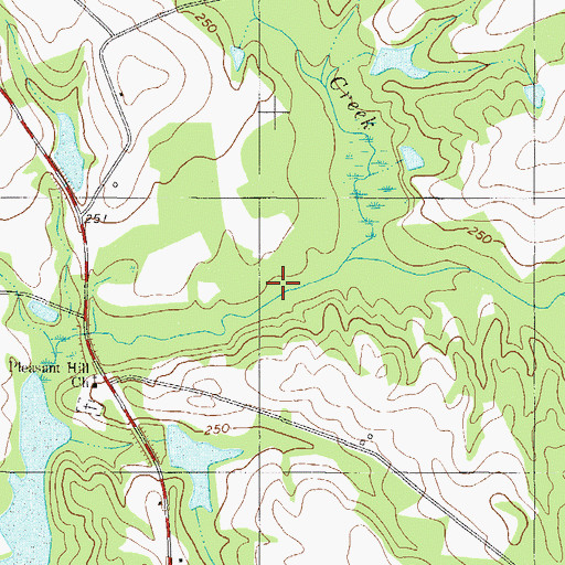 Topographic Map of Clark Pond (historical), GA