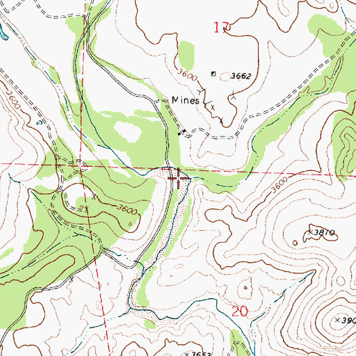 Topographic Map of Sycamore Creek, AZ