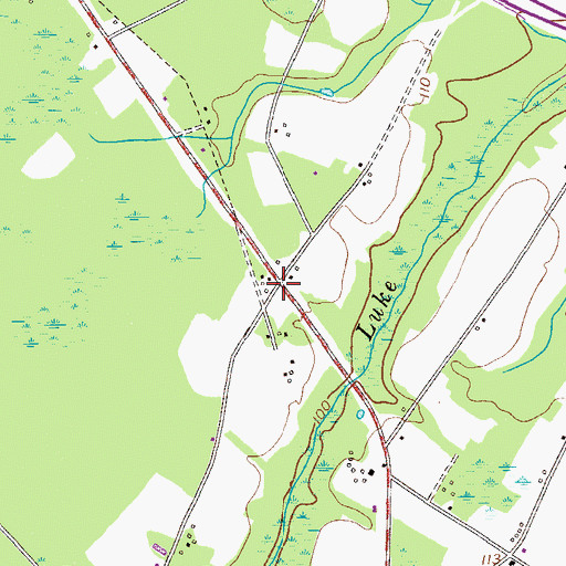 Topographic Map of Dorothy School (historical), GA
