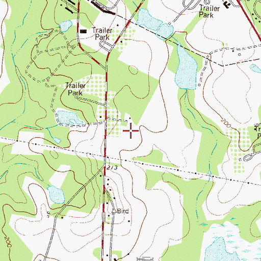 Topographic Map of Eagle Court, GA