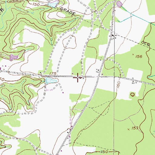 Topographic Map of Spring Hill School (historical), GA