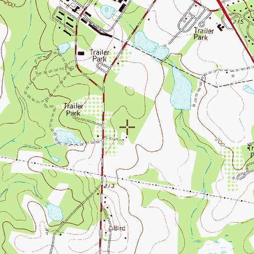 Topographic Map of Stadium Club, GA