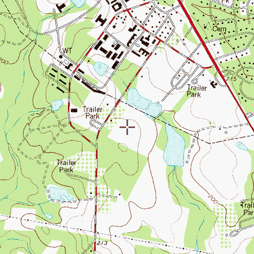 Topographic Map of Stadium Walk, GA