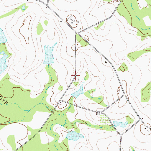 Topographic Map of Tryon School (historical), GA