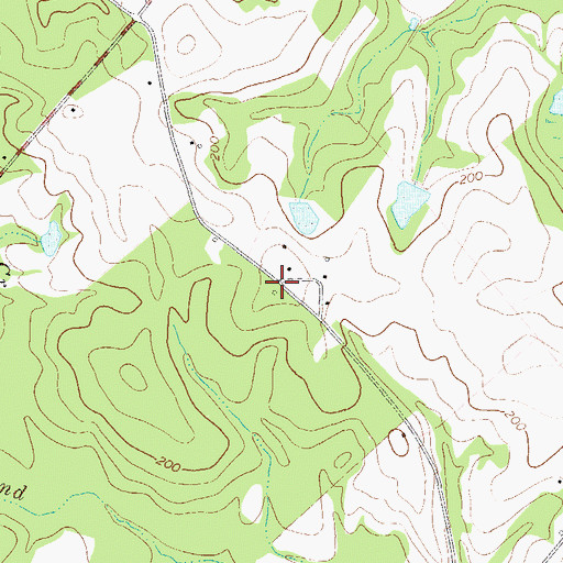 Topographic Map of Williams Chapel (historical), GA