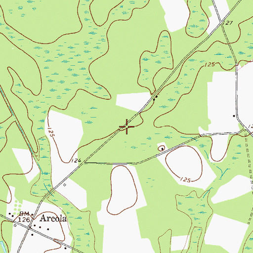 Topographic Map of Zion Temple, GA