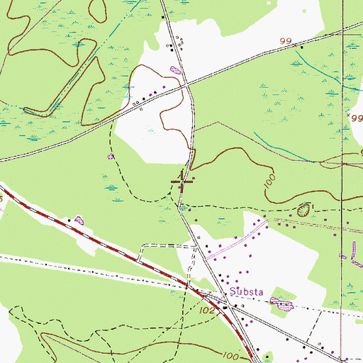 Topographic Map of Holy Church, GA