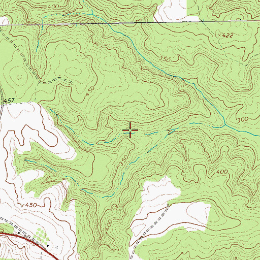 Topographic Map of Quitman County, GA
