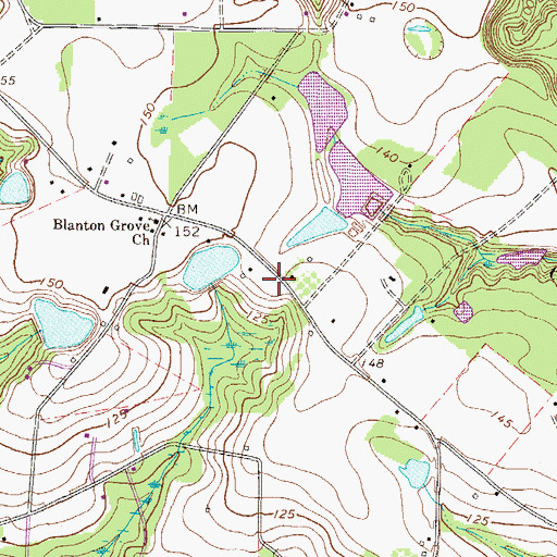 Topographic Map of Oglethorpe School (historical), GA