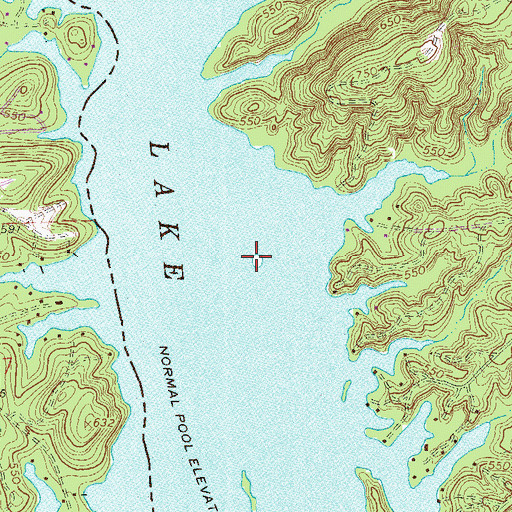 Topographic Map of Cooks Island, GA