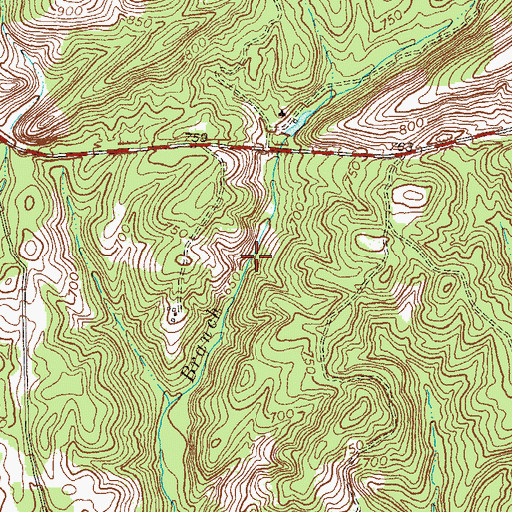 Topographic Map of Hadley Mill (historical), GA