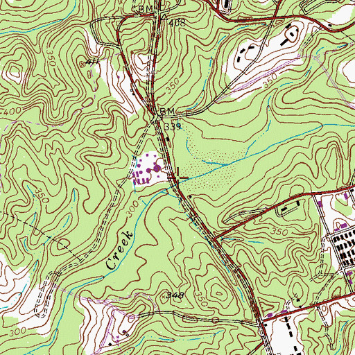 Topographic Map of Schley Pond (historical), GA
