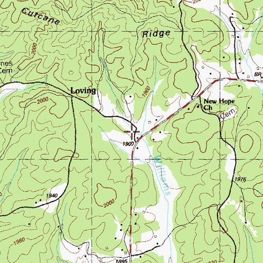 Topographic Map of Flint Mill School (historical), GA
