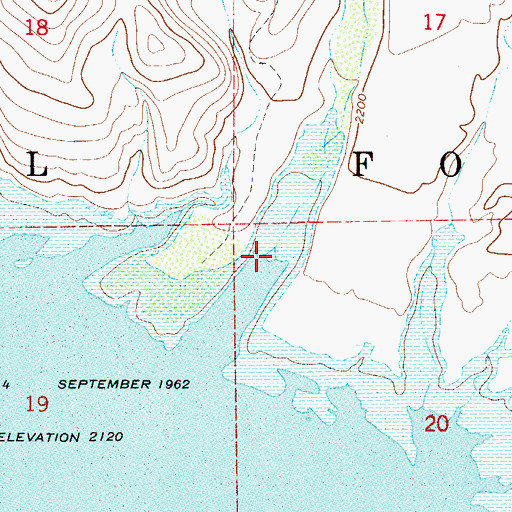Topographic Map of Tank Creek, AZ