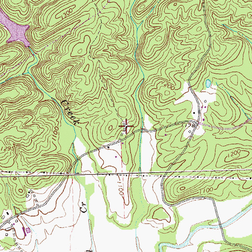 Topographic Map of Forest School (historical), GA