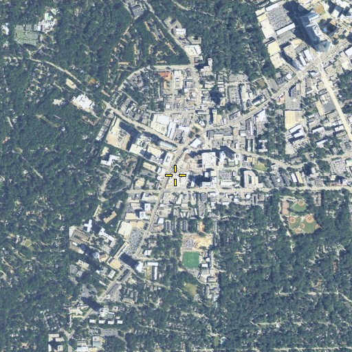 Aerial/Satellite Image of Buckhead Library, GA