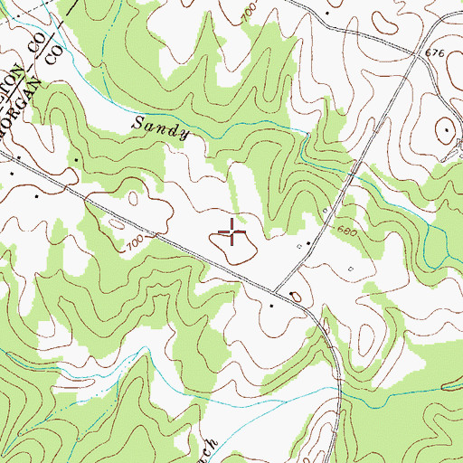 Topographic Map of Taylor Field, GA