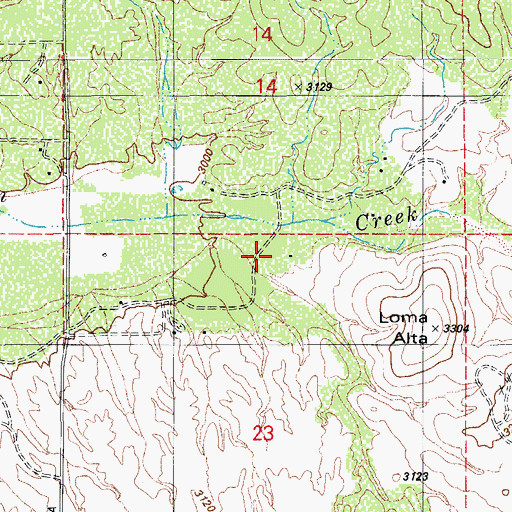 Topographic Map of Coyote Wash, AZ