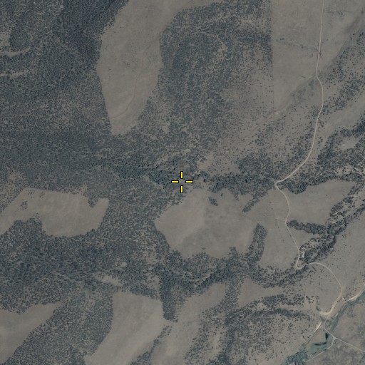 Aerial/Satellite Image of Ted Spring, AZ