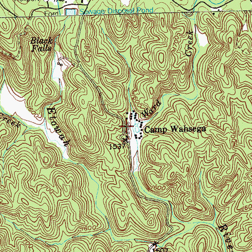 Topographic Map of Mosby AHP Heliport, GA