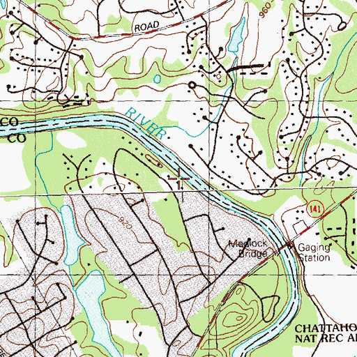 Topographic Map of Site 3CM Heliport, GA