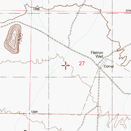 Topographic Map of Coyote Wash, AZ