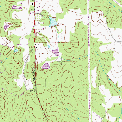 Topographic Map of Murphree Airport (historical), GA