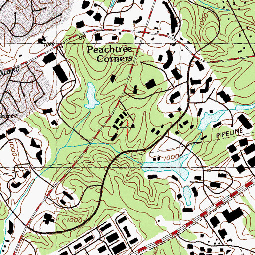 Topographic Map of Site 3IS Heliport, GA