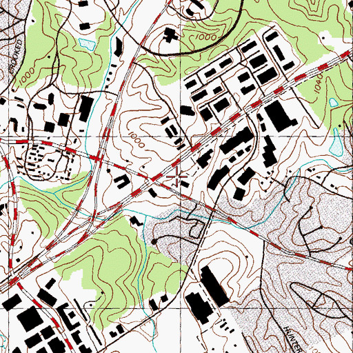 Topographic Map of Site 3PC Heliport, GA