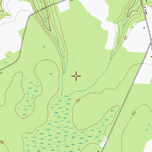 Topographic Map of Effingham County Hospital Heliport, GA