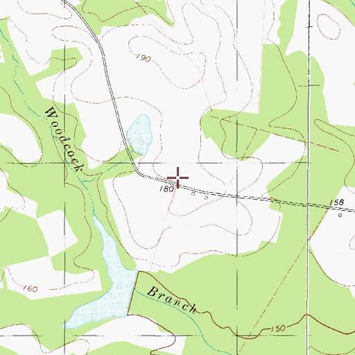 Topographic Map of Southern Ag Aviation, GA