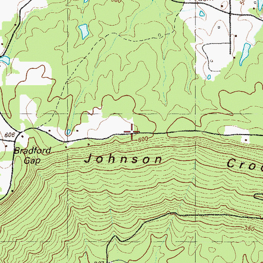 Topographic Map of Plum Nelly, GA