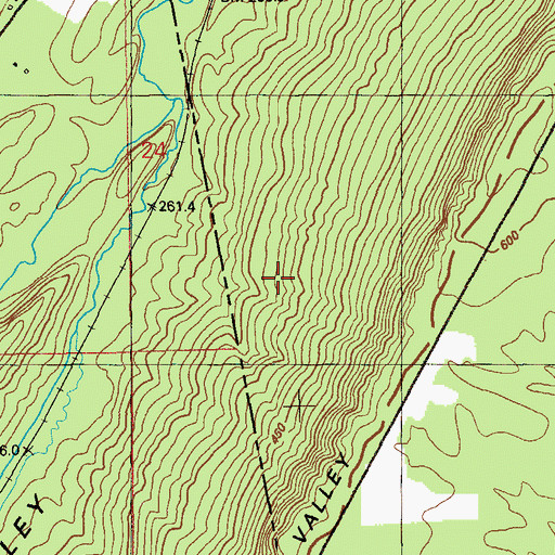 Topographic Map of Sulphur Springs Post Office (historical), GA