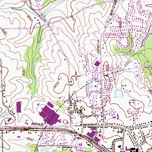 Topographic Map of WPBE-AM (Conyers), GA