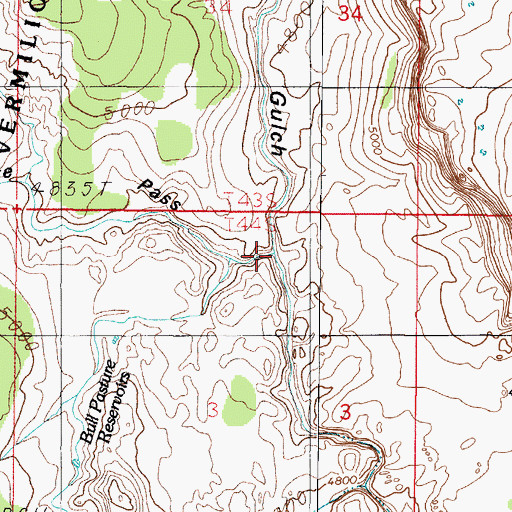 Topographic Map of Coyote Wash, UT