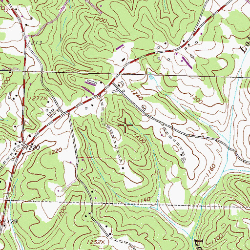 Topographic Map of WKZD-AM (Murrayville), GA