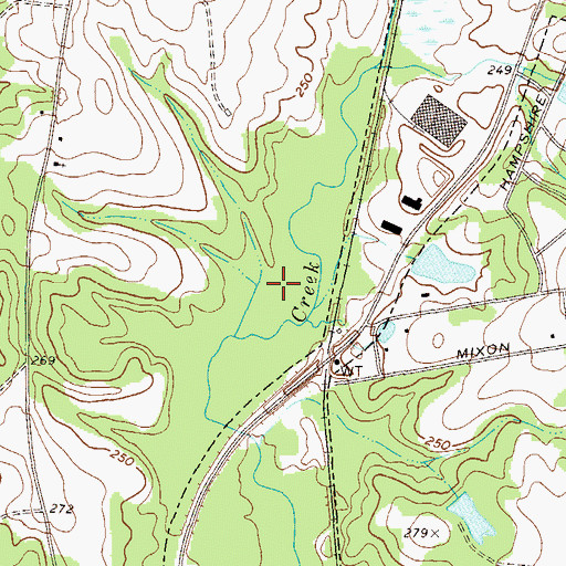 Topographic Map of WXRS-AM (Swainsboro), GA