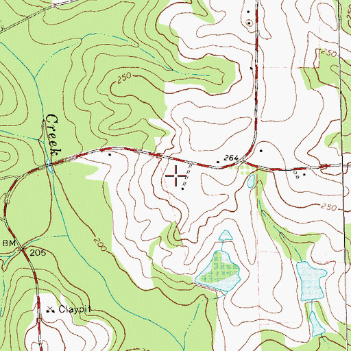 Topographic Map of WOBB-FM (Cairo), GA