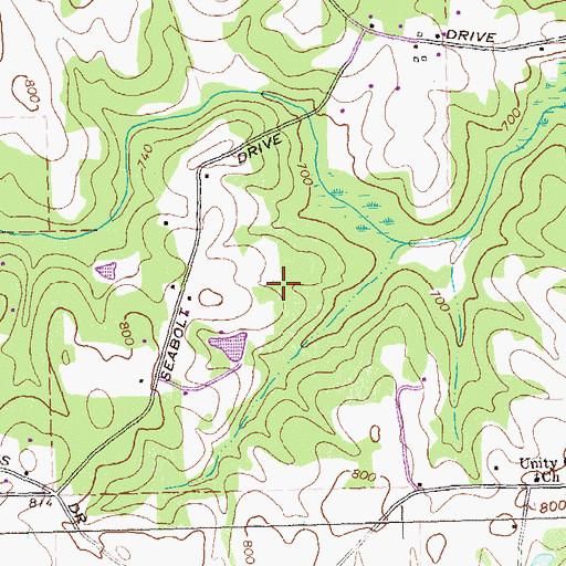 Topographic Map of WMVV-FM (Mcdonough), GA