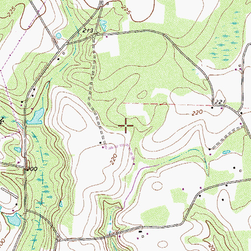 Topographic Map of WWFP-FM (Pearson), GA