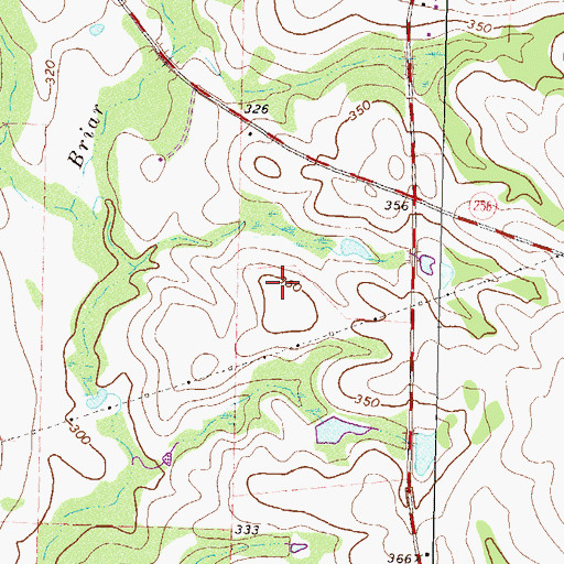 Topographic Map of WSGY-FM (Tifton), GA