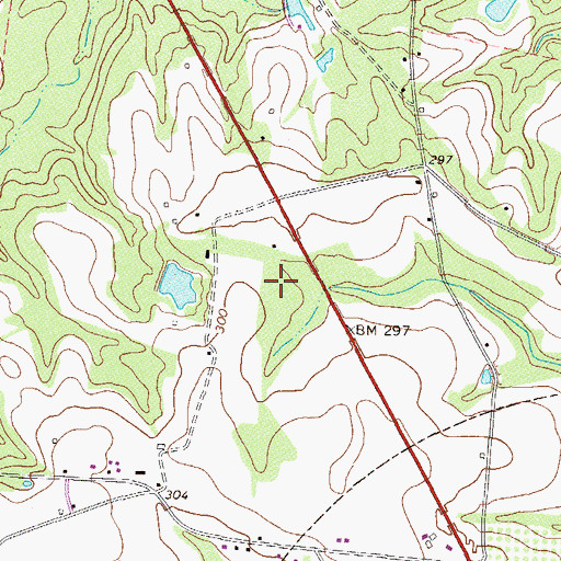 Topographic Map of WGPH-FM (Vidalia), GA
