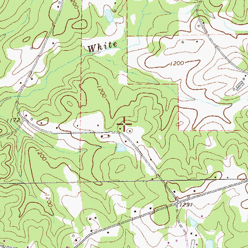 Topographic Map of Hicks Prospect, GA