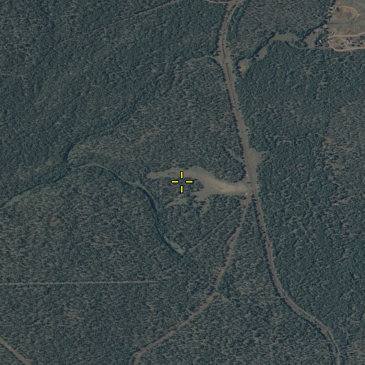 Aerial/Satellite Image of Thompson Spring, AZ