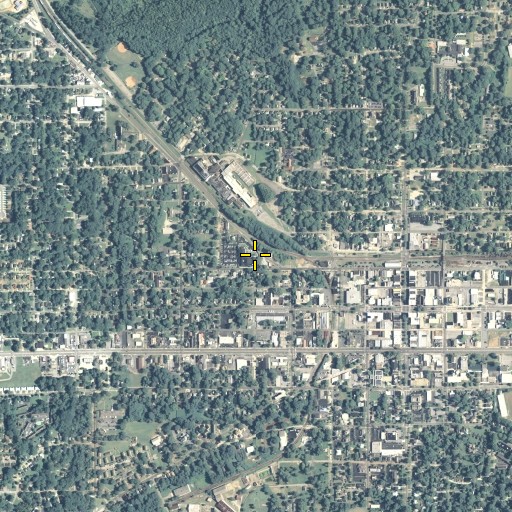 Aerial/Satellite Image of Second Baptist Church, GA