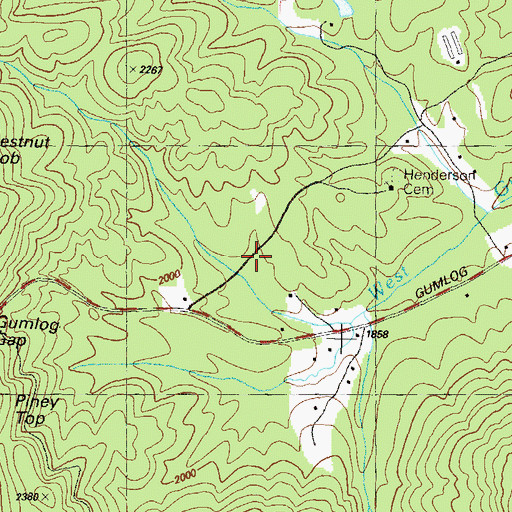 Topographic Map of Bell School (historical), GA
