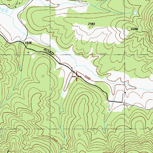 Topographic Map of Pleasant View School (historical), GA
